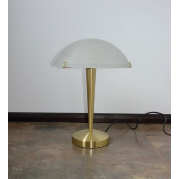 lampka stołowa metal szkło modern